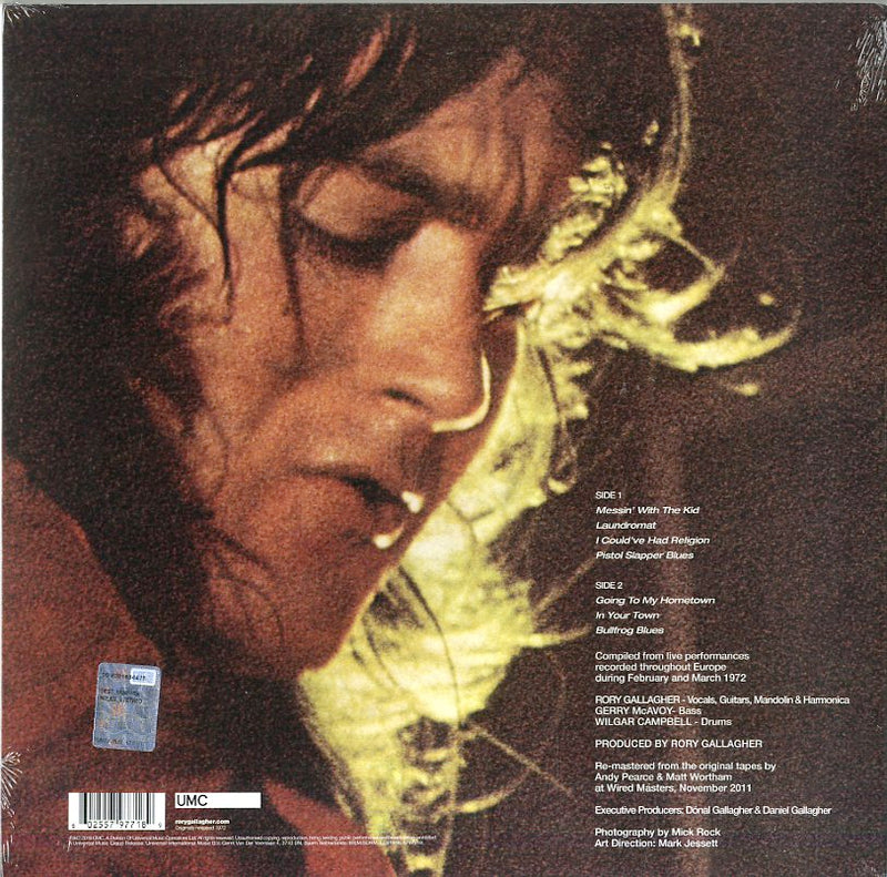 Gallagher Rory - Live! In Europe Vinile LP - Vinyl record 0602557977189