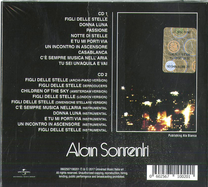 Sorrenti Alan - Figli Delle Stelle (40° Anniversario) Cd 0602567100201