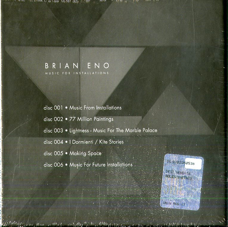 Eno Brian - Music For Installations (Box 6 Cd Standard Edt. Con Libro) Cd 0602567177722