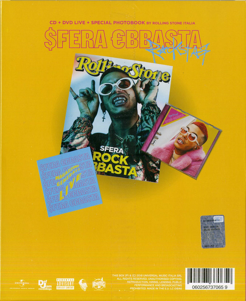 Sfera Ebbasta - Rockstar (Deluxe Edt. Cd+Dvd Live+Photobook) Cd 0602567370659