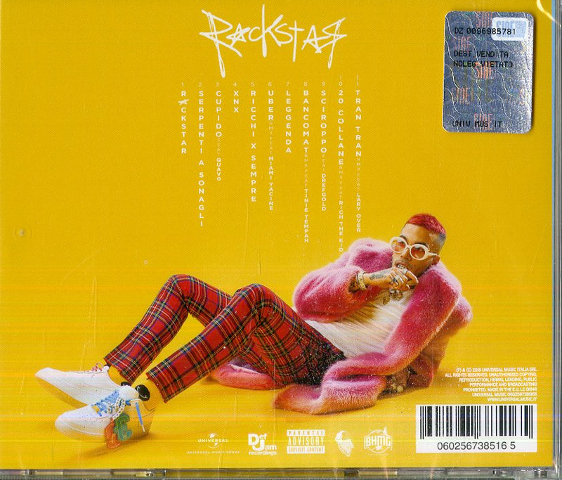 Sfera Ebbasta - Rockstar (International Version) Cd 0602567385165