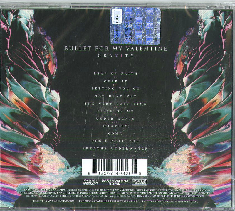 Bullet For My Valentine - Gravity Cd 0602567408260