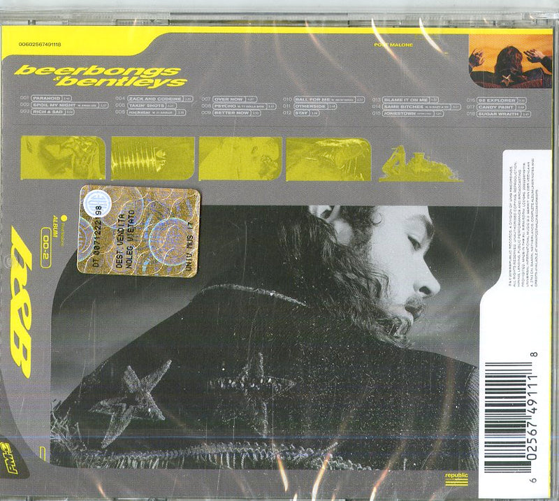 Post Malone - Beerbongs & Bentleys Cd 0602567491118