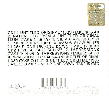 Coltrane John - Both Directions At Once The Lost Album (Digipack Deluxe Edt.+ Booklet) Cd 0602567492993