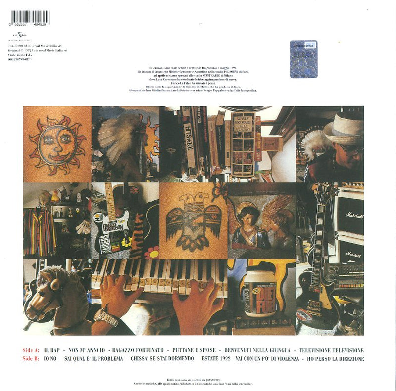 Jovanotti - Lorenzo 1992 Vinile LP - Vinyl record 0602567494829