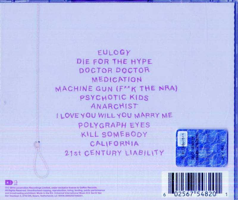 Yungblud - 21St Century Liability Cd 0602567548201