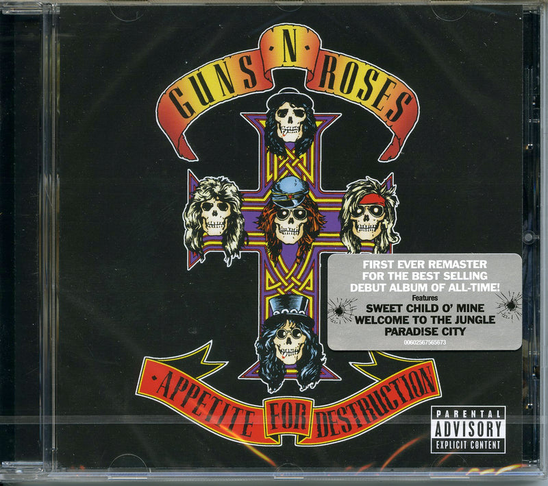 Guns N Roses - Appetite For Destruction (30°Th Anniversary Remastered) Cd 0602567565673