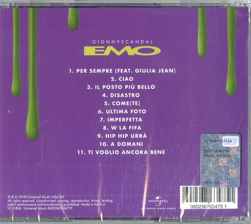 Gionnyscandal - Emo Cd 0602567634751