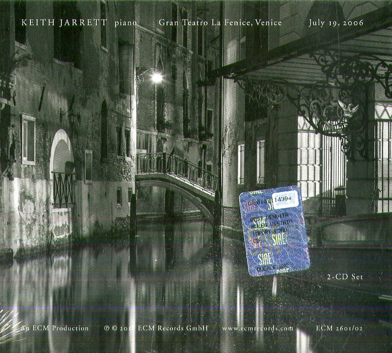 Jarrett Keith - La Fenice Di Venezia Gran Teatro - 19 Luglio 2006 Cd 0602567658535