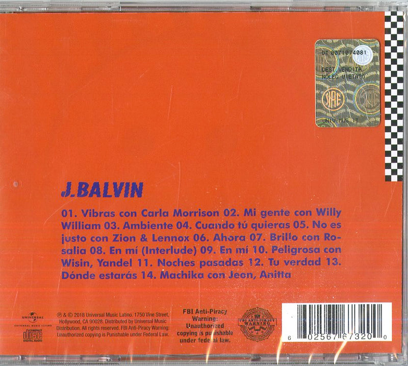 Balvin J. - Vibras Cd 0602567673200