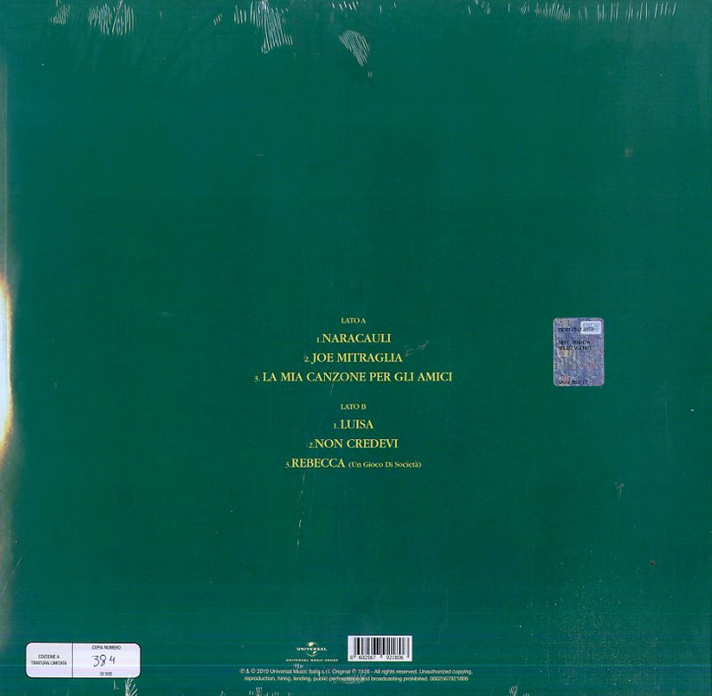 Nomadi I - Naracauli E Altre Storie (180 Gr, Vinile Verde Limited Edt. Numerato) Lp 0602567921806