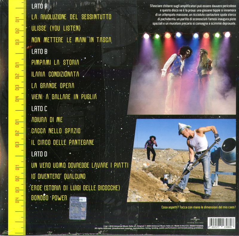 Caparezza - Le Dimensioni Del Mio Caos (180 Gr.Vinile Giallo) Lp 0602577230806