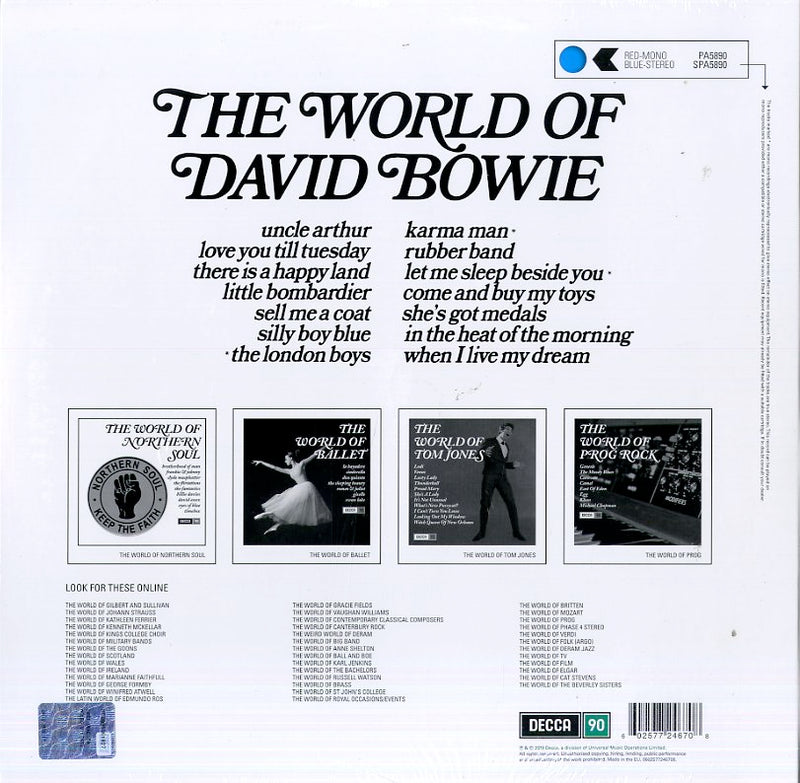 Bowie David - The World Of David Bowie (Rsd 2019) Lp 0602577246708