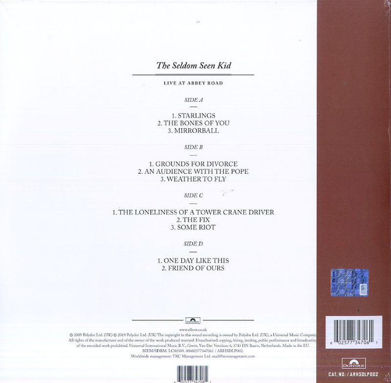 Elbow - The Seldom Seen Kid (Half Speed Mastering 180 Gr.) Lp 0602577347061