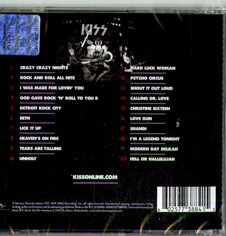 Kiss - Kissworld The Best Of Kiss Cd 0602577388415