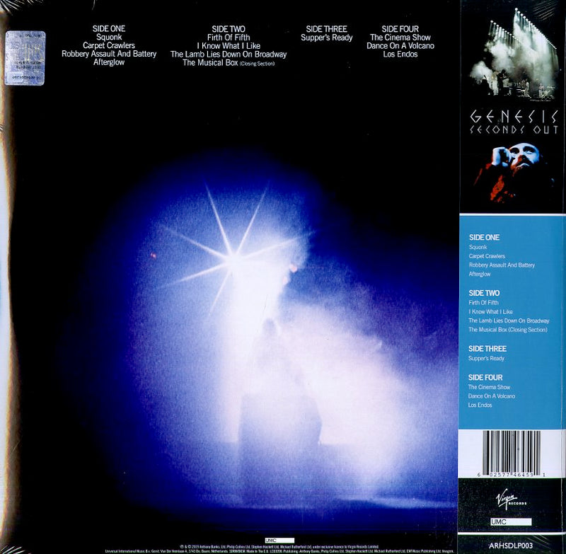 Genesis - Seconds Out (180 Gr. Gatefold Half Speed Mastering) Lp 0602577464591