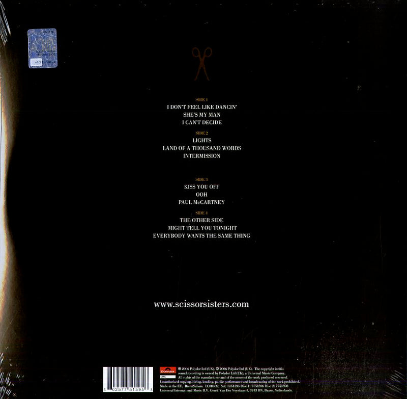 Scissor Sisters - Ta Dah! (180 Gr. + Digital Download Card) Vinile LP - Vinyl record 0602577515958