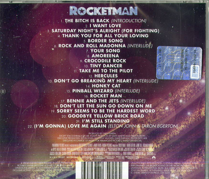 O.S.T.-Rocketman (Elton John) - Rocketman Cd 0602577659225