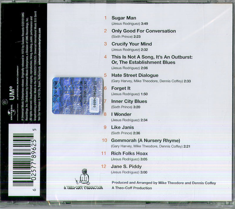 Rodriguez - Cold Fact Cd 0602577896255