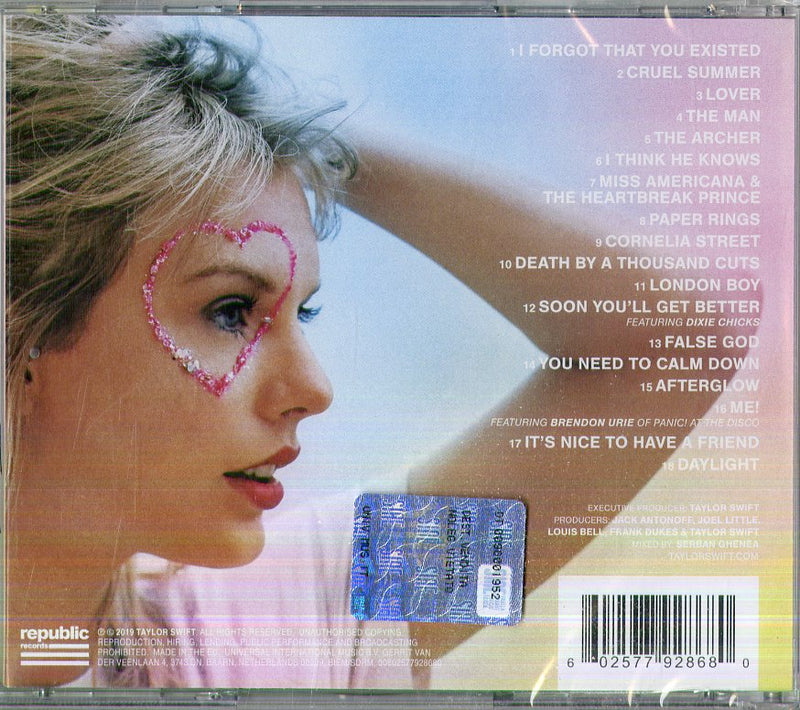 Swift Taylor - Lover Cd 0602577928680