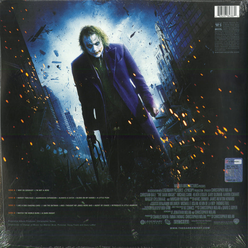 O. S. T. -The Dark Knight( Hans Zimmer & James Newton Howard) - The Dark Knight (Vinyl Neon Green And Violet Splatter) Lp 0603497843879