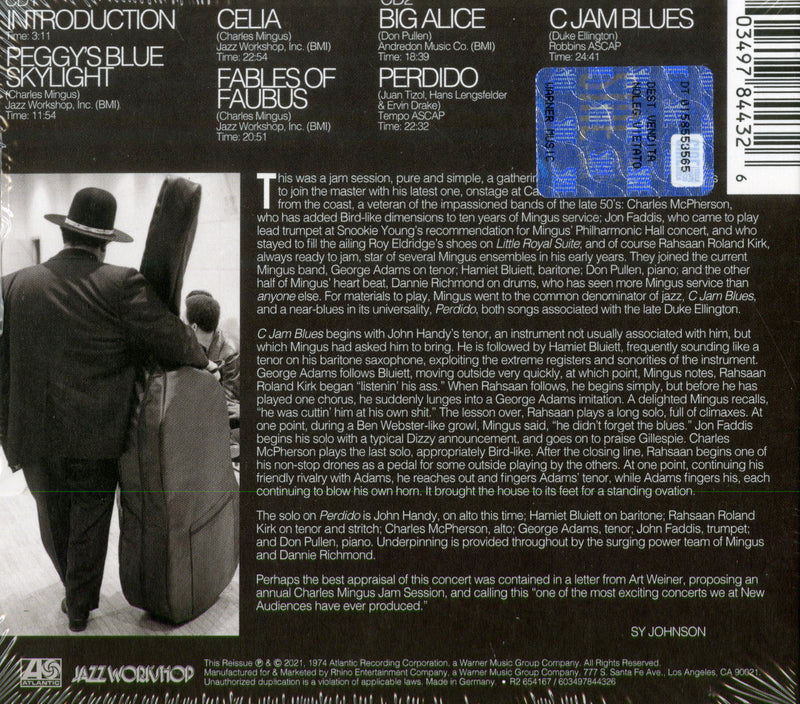 Mingus Charles - Mingus At Carnegie Hall (Live) (Deluxe Edt.) Cd 0603497844326