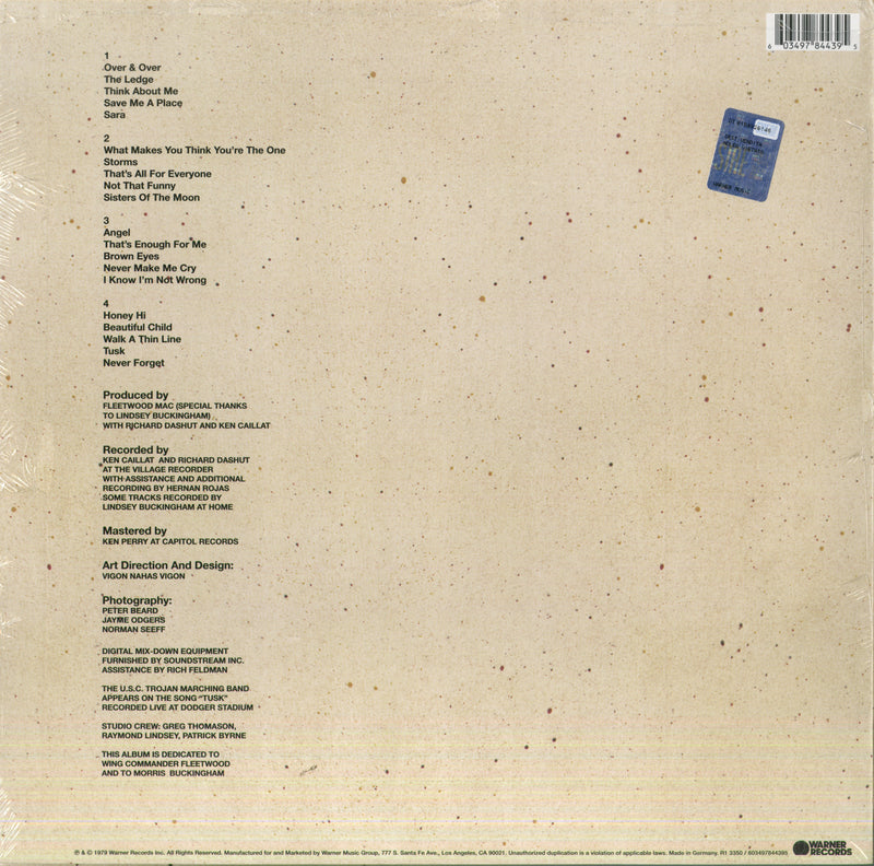 Fleetwood Mac - Tusk Lp 0603497844395