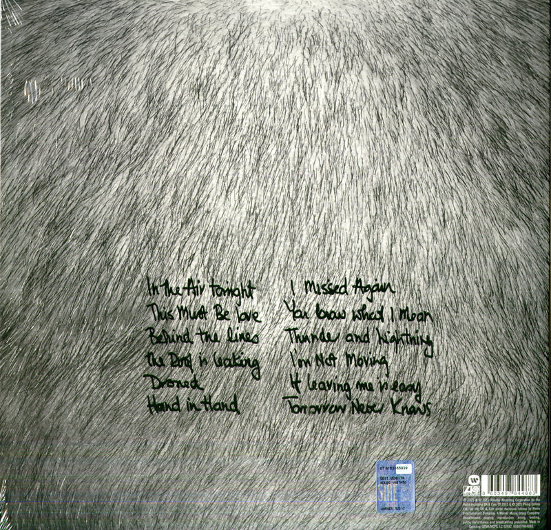 Collins Phil - Face Value Lp 0603497844883