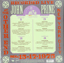 Prine John - Live At The Other End, December 1975 4X12" Rsd 21 Lp 0603497844975