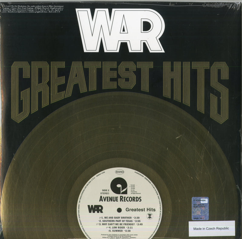 War - Greatest Hits (Vinyl Gold) Vinile LP - Vinyl record 0603497845910