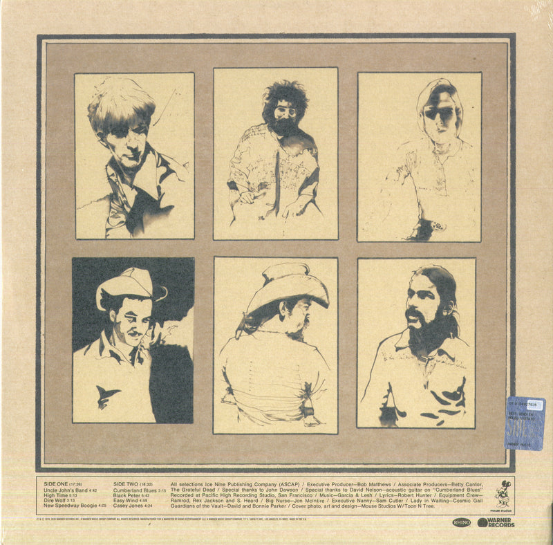 Grateful Dead - Workingman'S Dead (50Th Annyversary Edt.) (Remaseter) Vinile LP - Vinyl record 0603497847754