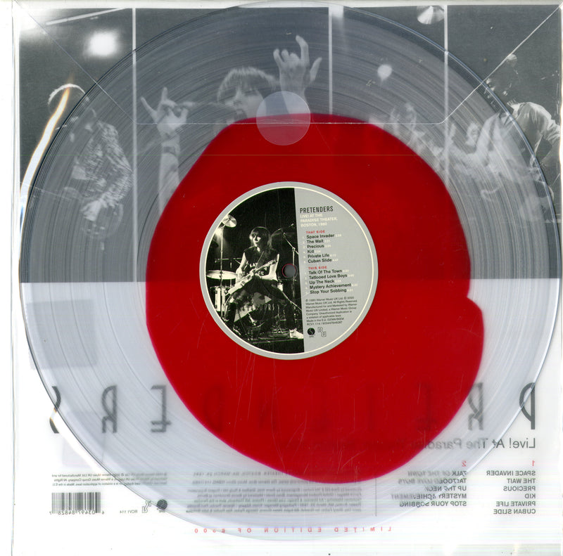 Pretenders - Live! At The Paradise Theater Boston 1980 (Vinyl Clear Limited Edt.) (Rsd 2020) Lp 0603497848287