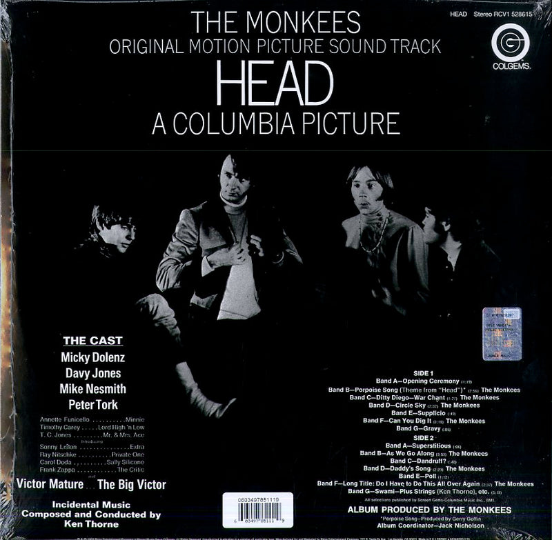 Monkees The - Head (Summer Of 69 Campaign Vinile Argento Limited Edt.) Lp 0603497851119