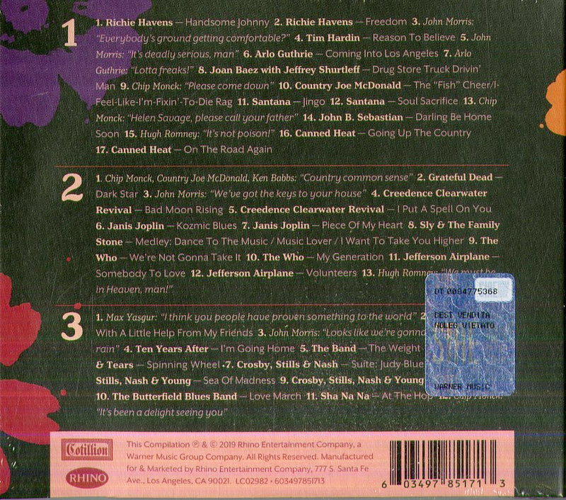 Compilation - Woodstock Back To The Garden Cd 0603497851713