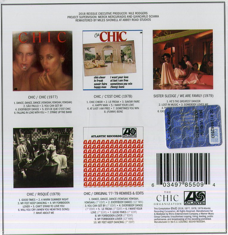 Chic Organization The - The Chic Organization 1977-1979 (Box 5 Cd) Cd 0603497855094