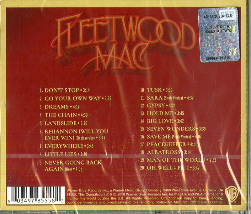 Fleetwood Mac - 50 Years - Don'T Stop Cd 0603497855582