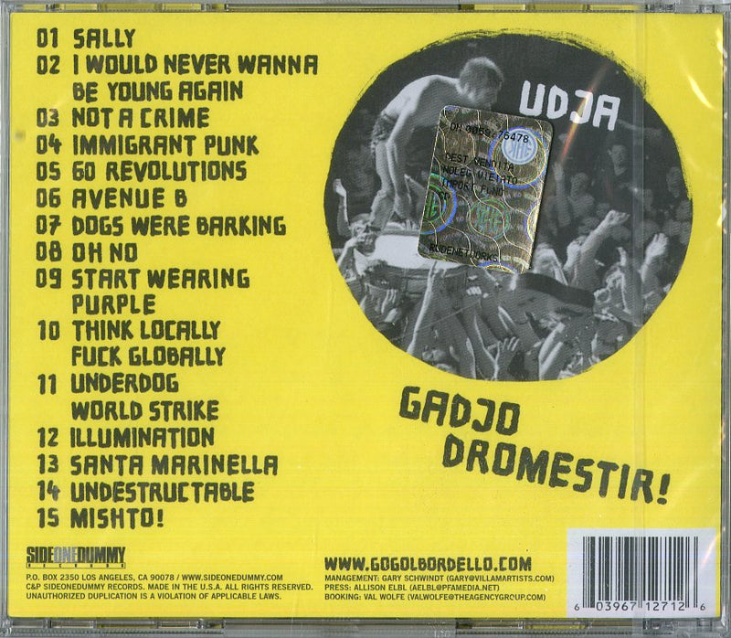 Gogol Bordello - Gypsy Punks Cd 0603967127126