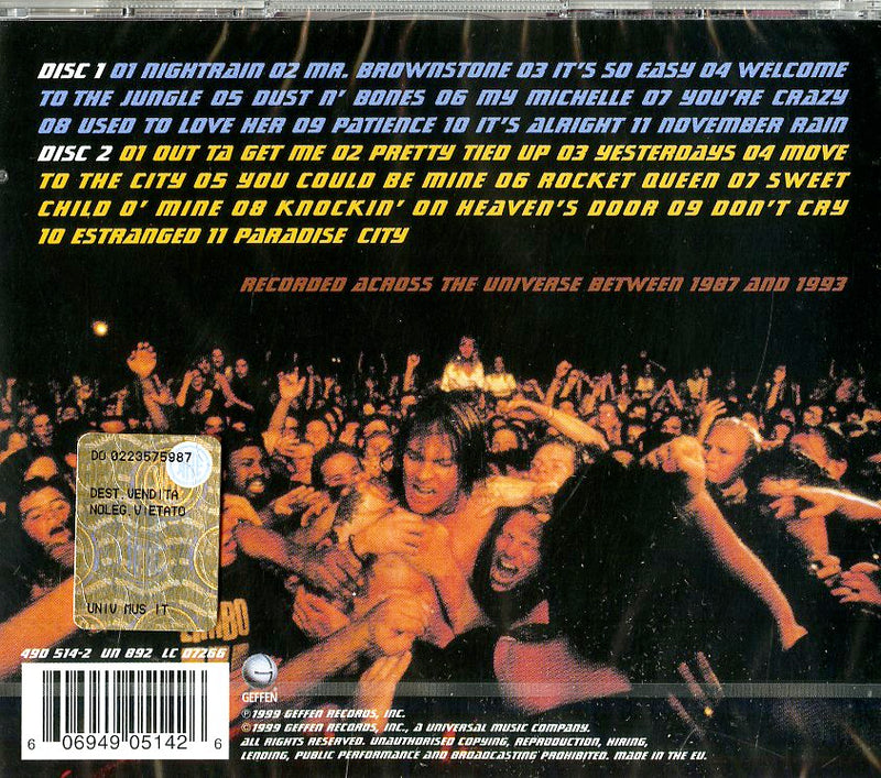 Guns N Roses - Live Era'87/'93 Cd 0606949051426