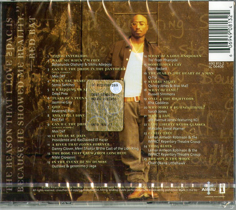 2Pac - The Rose That Grew From Concrete Vol 1 Cd 0606949081324