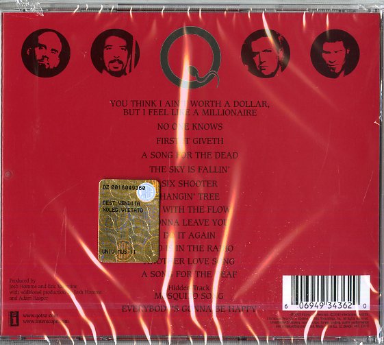 Queens Of The Stone Age - Songs For The Deaf Cd 0606949343620