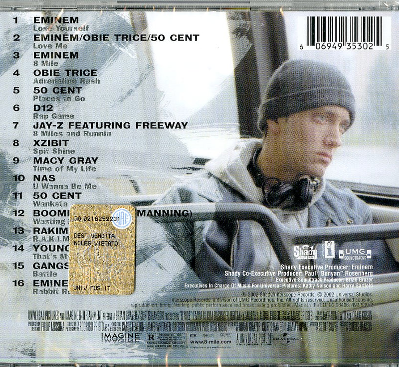 O.S.T.-8 Mile - 8 Mile Cd 0606949353025