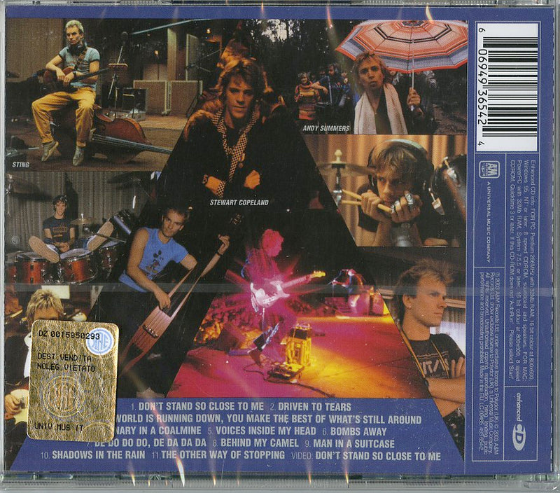 Police The - Zenyatta Mondatta(Remastered) Cd 0606949365424