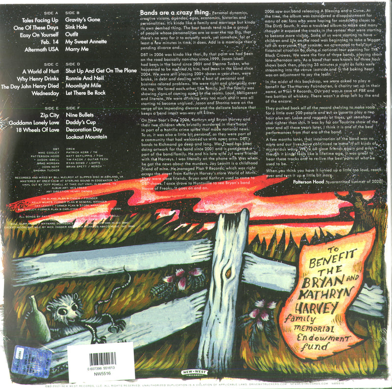 Drive By Truckers - Plan 9 Records July 13 2007 Lp 0607396551613