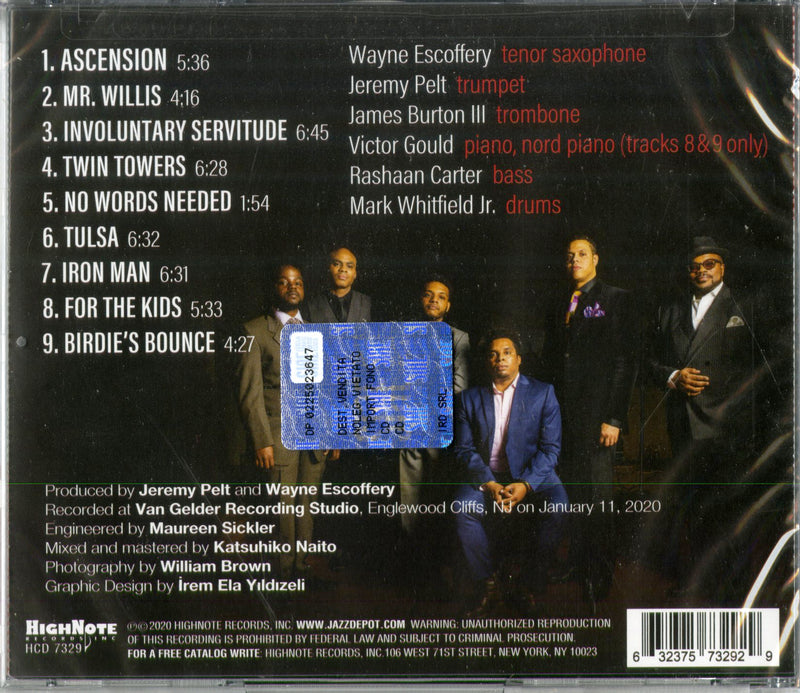 Black Art Jazz Collective - Ascension Cd 0632375732929