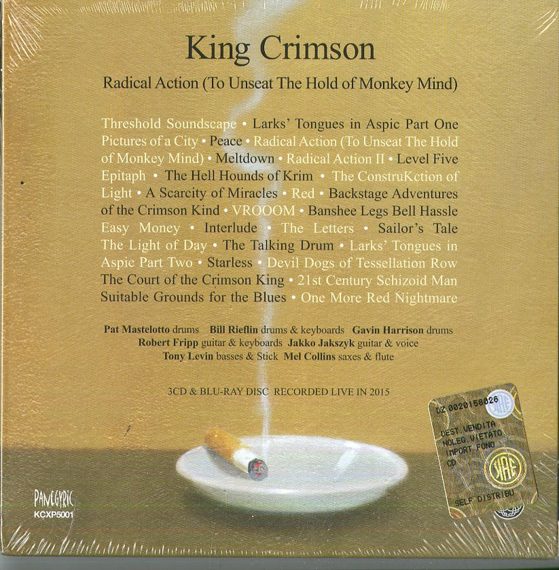 King Crimson - Radical Action To Unseat (3Cd+Br.) Cd 0633367786623