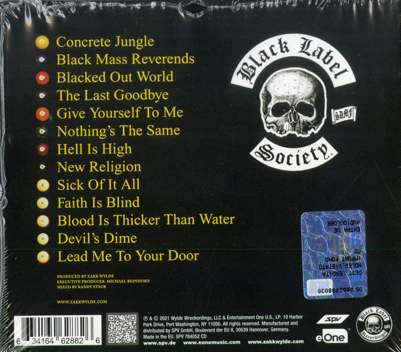 Black Label Society - Shot To Hell Cd 0634164628826