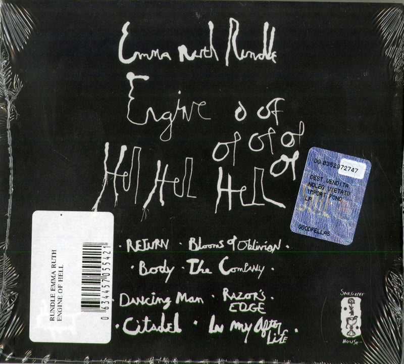 Rundle Emma Ruth - Engine Of Hell Cd 0634457055421