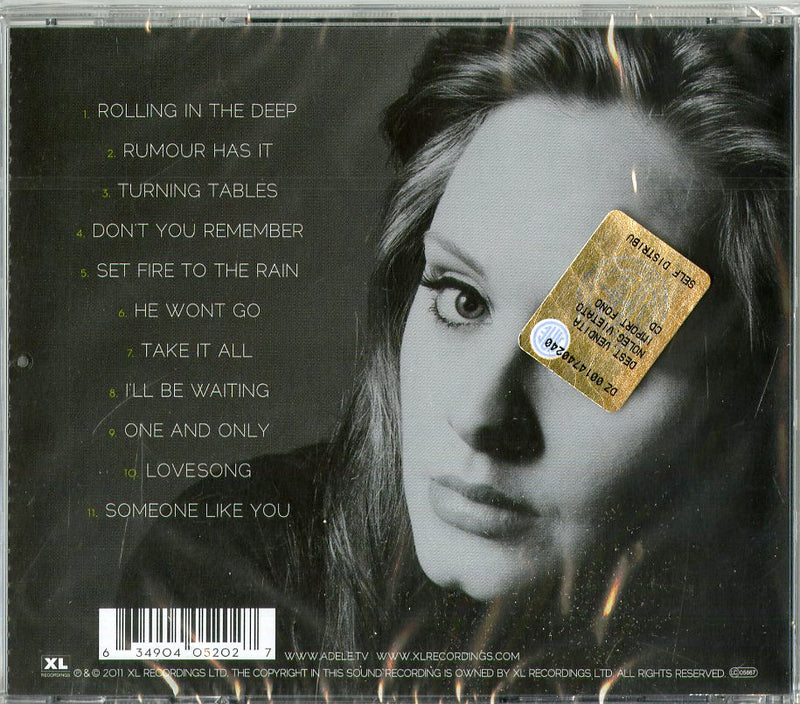 Adele - 21 Cd 0634904052027