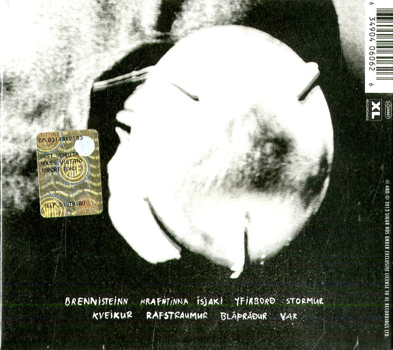 Sigur Ros - Kveikur Cd 0634904060626