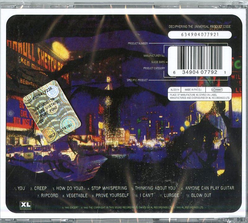 Radiohead - Pablo Honey Cd 0634904077921